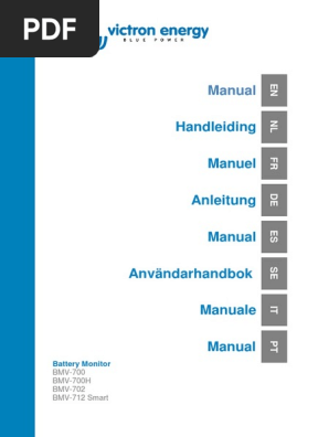 Manual Bmv 700 700h 702 712 En Nl Fr De Es Se Pt It Battery