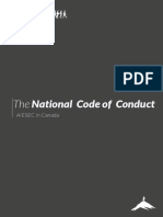 AIESEC National Code of Conduct Canada