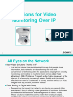 Solutions For Video Monitoring Over IP