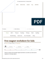 Free Magnet Worksheet For Kids: Start Here