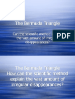 The Bermuda Triangle: Can The Scientific Method Explain The Vast Amount of Irregular Disappearances?