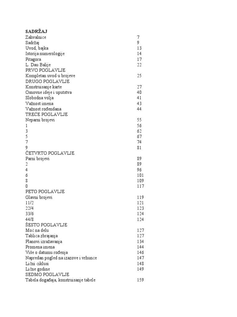 NUMEROLOGIJA BBBCCC PDF | PDF