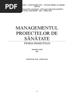 Curs Nr.1 - Managementul Proiectelor de Sănătate AMG III