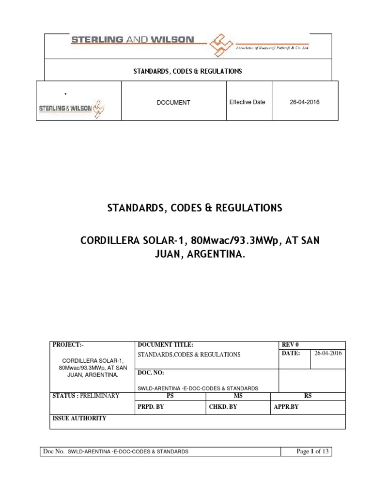SWD Argentina e Doc Codes Standards | PDF | Electrical Wiring | Fuse ...