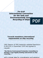 International Convention For The Safe and Environmentally Sound Recycling of Ships