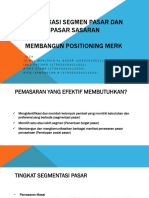 Chapter 9 - Mengidentifikasi Segmen Dan Target Pasar