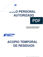 Letreros de Almacenamiento PROTERM