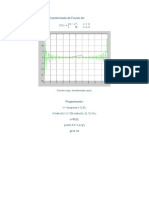 Grafica de La Funcion y Transformada de Fourier