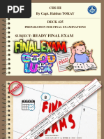000 Deck 425 Prepare Final Exam