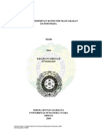 Analisis Determinansi Konsumsi Masyarakat