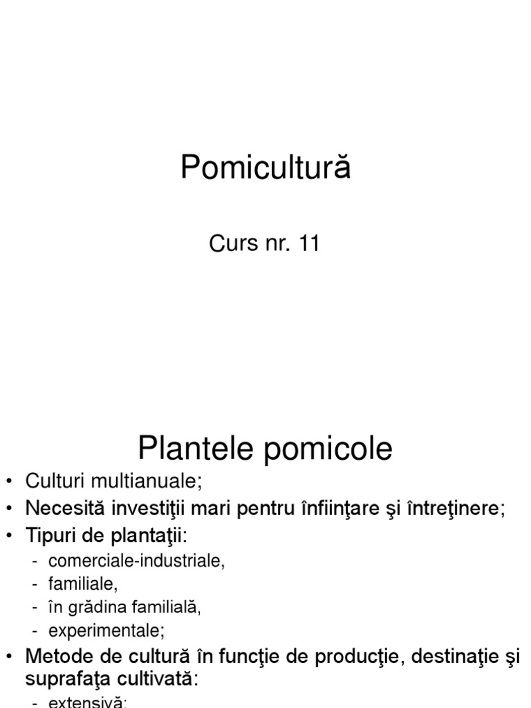 Pomicultura Ppt