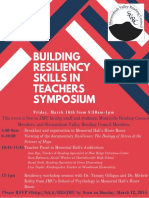 Teacher Resiliency Symposium Flyer 3