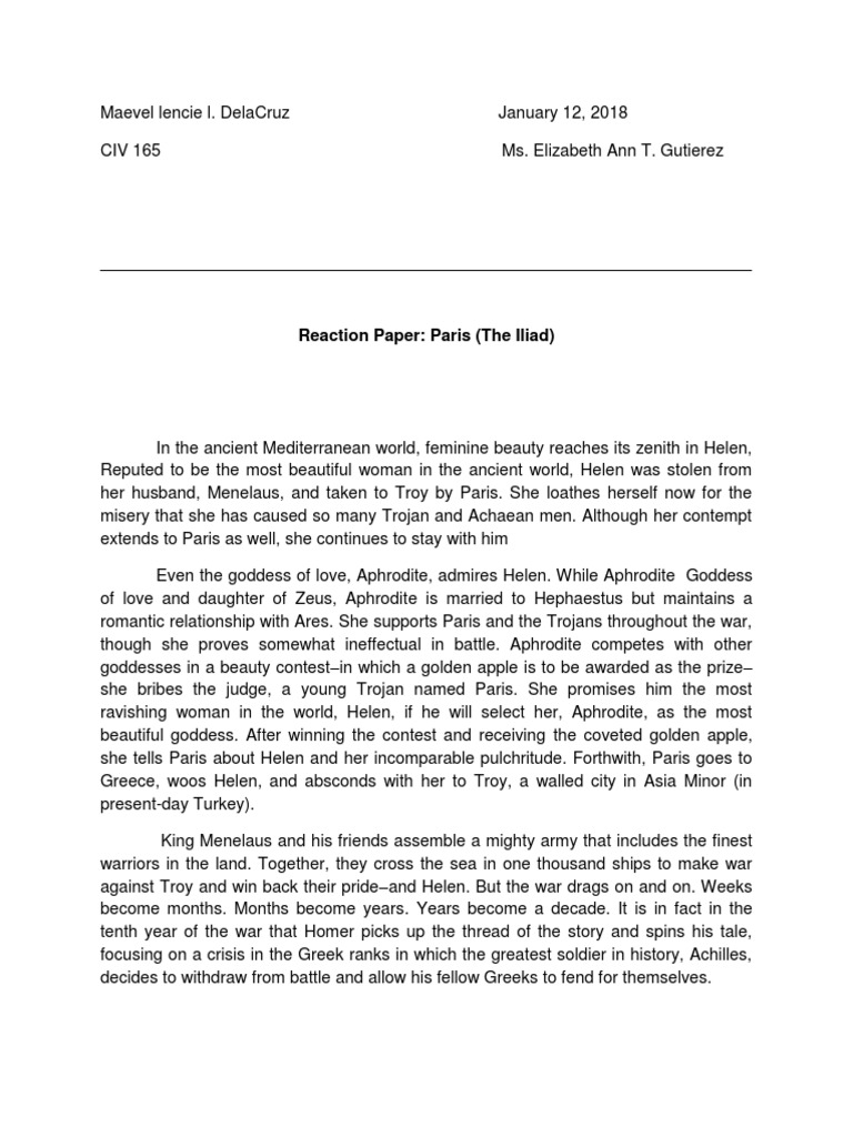 Achilles character analysis the iliad picture