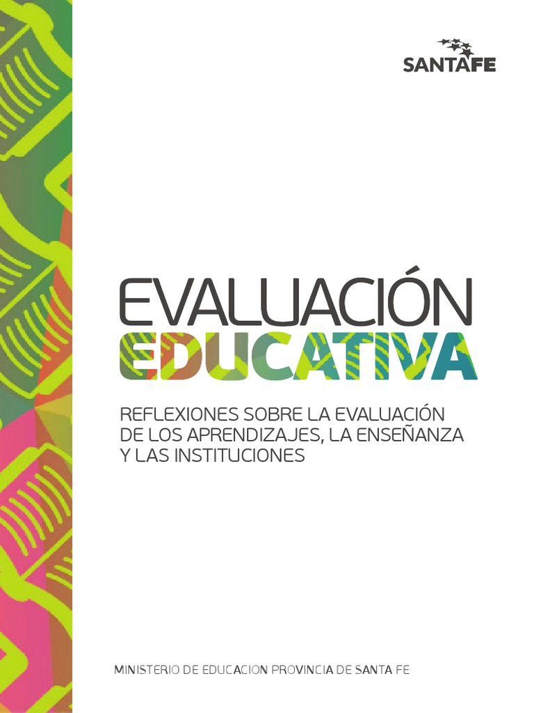 Reflexiones sobre Evaluación Educativa | PDF | Evaluación | Maestros