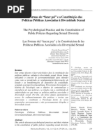 5. as Formas Do “Fazer Psi” e a Constituição Das Politicas Publicas Associadas a Diversidade Sexual