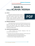 Bab g. Rencana Kerja