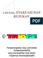 Triase, Evakuasi Dan Rujukan