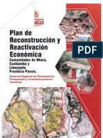 Plan de Reconstruccion y Reactivacion Econ.