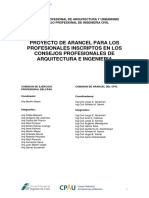Aranceles Ingenieria 2015 PDF