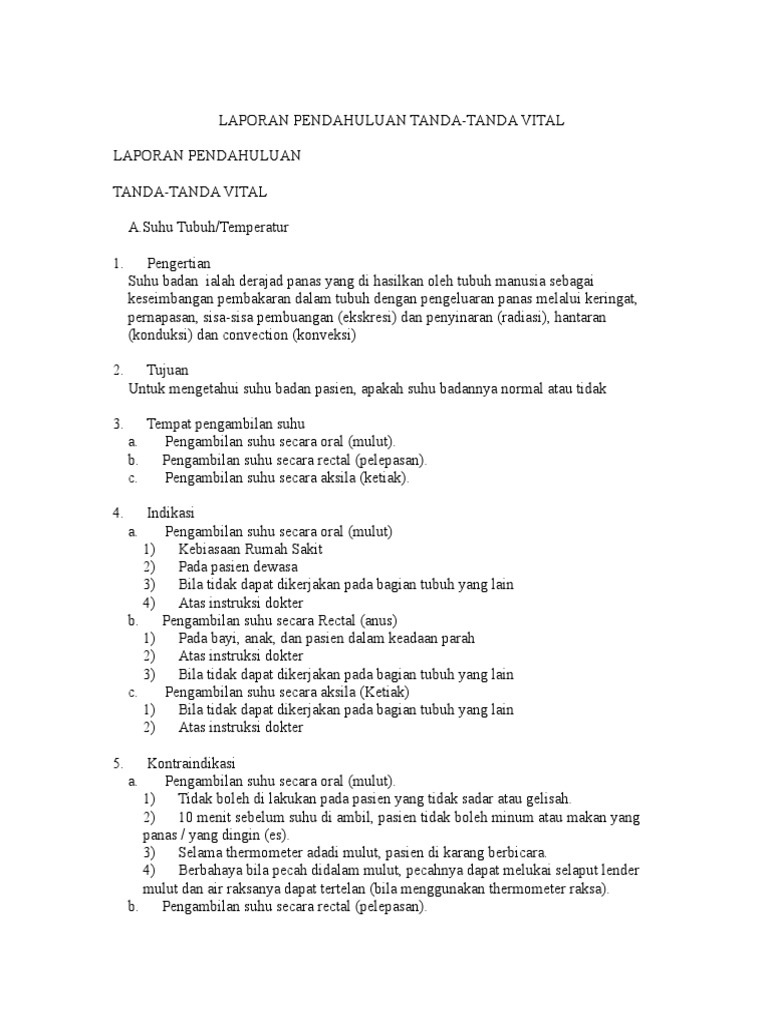 Lp Pemeriksaan Tanda Tanda Vital
