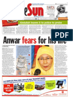 The Sun Malaysia Cover (30 June 2008)