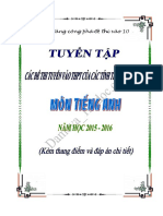 01 - Tuyen Tap Cac de Thi Vao 10 Mon Tieng Anh - 1516 - ktcpdtv10 - ST