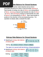 Entropy Rate Balance For Closed Systems: Example