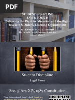 Student Discipline Law & Policy DLSU