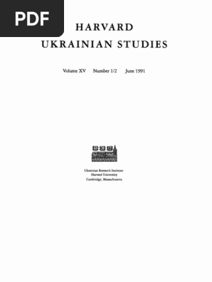 Harvard Ukrainian Studies Epistle Ukrainian Greek Catholic Church