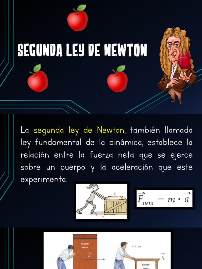 Segunda Ley de Newton | PDF
