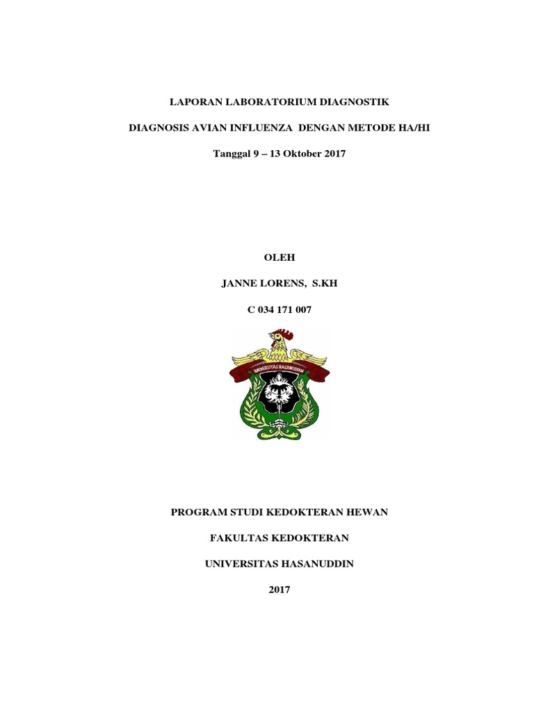 Diagnosa Avian Influenza pada Ayam | PDF | Sains & Matematika