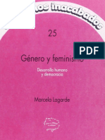 Marcela Lagarde - Genero y Feminismo. Desarrollo Humano y Democracia