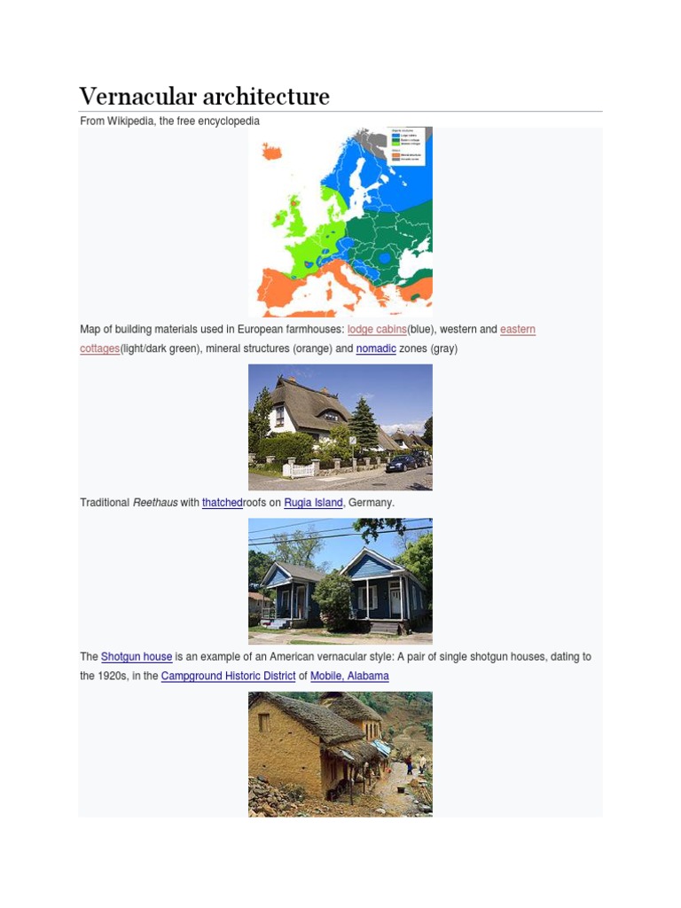 Understanding Vernacular Architecture | PDF | Architectural Design ...
