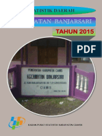 Statistik Daerah Kecamatan Banjarsari Tahun 2015