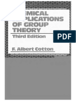 Cotton, Chemical Applications of Group Theory (3rd)