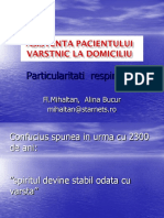 Particularitati Respiratorii La Varstnici