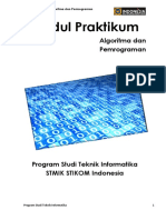 Modul Praktikum Algoritma Dan Pemrograman Dengan C