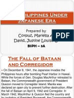 The Philippines Under Japanese Era