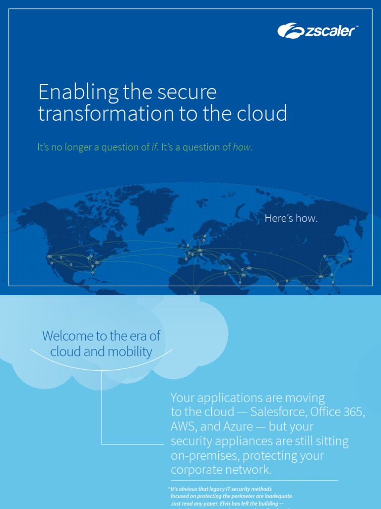 Zscaler Corporate Solution Overview | PDF | Gateway (Telecommunications ...