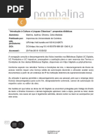 “Introducao a Cultura e Linguas Classicas”