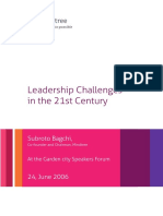 Leadership Challenges in the 21st Century