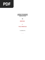 Model Contract de Finantare Sect a