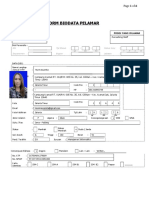 Form Biodata Pelamar - 2