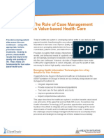 The Role of Case Management in Value-based Health Care