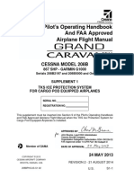 Pilot's Operating Handbook & FAA Approved Airplane Flight Manual For Cessna Grand Caravan EX