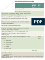 Morisky Medication Adherence Questionnaire