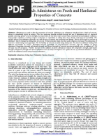 Effect of Starch Admixtures On Fresh and Hardened Properties of Concrete