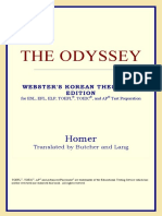Homer-The Odyssey (Webster's Korean Thesaurus Edition) (2006)