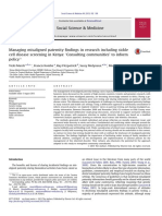 Managing Misaligned Paternity Findings in Research Including Sickle