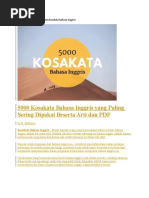 Download 5000 Kosakata Bahasa Inggris yang Paling Sering Dipakai Beserta Arti dan PDF by sukamtospd SN372120080 doc pdf